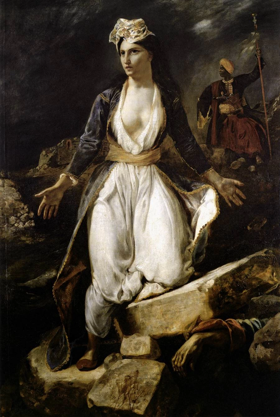 La Grecia sulle rovine di Missolonghi - Musée des Beaux, Arts, Bordeaux